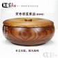 批发出口餐具无油漆 带盖果盆木碗果子器实木碗汤碗 春饼碗**