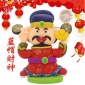 流行公仔 财神系列之蓝帽财神可混 手工DIY软陶摆件 瑞艺软陶
