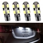 T10 W5W 5630 5730 12SMD CANBUS解码 示宽灯 仪表灯 牌照灯LED