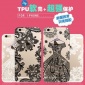 iphone7蕾丝花纹手机壳彩绘TPU透明软壳苹果7plus保护套定制新款