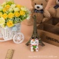 新品树脂工藝品动物图案黑板贴留言卡通猫创意千万两猫磁铁冰箱贴