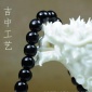黑羊角佛珠手串类 8*8 9*9苹果圆珠文玩收藏品