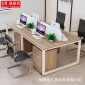 简约现公桌 电脑桌 职员工作位 多人组合屏风卡位 办公家具
